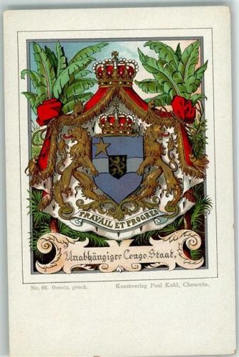 Wappen Kunstverlag Paul Kohl Nr. 66 Chemnitz