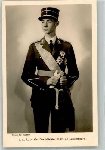 SAR Le Gr. Duc Heritier Jean de Luxembourg in Uniform