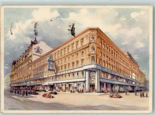 Wien 1950 Handlung Textilhaus Herzmansky Mariahilstrasse 26-30