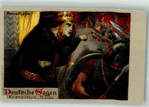 1900 sign. Hans Röhm Kriemhildens Rache