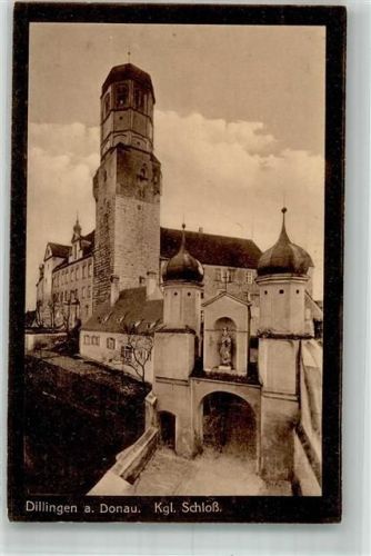 Dillingen Kgl. Schloß Dillingern s. Danube prisonnier de guerre WK I