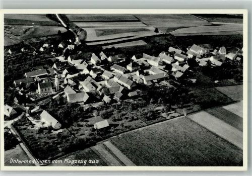 Untermedlingen Fliegeraufnahme Freigeg. R.L.M.