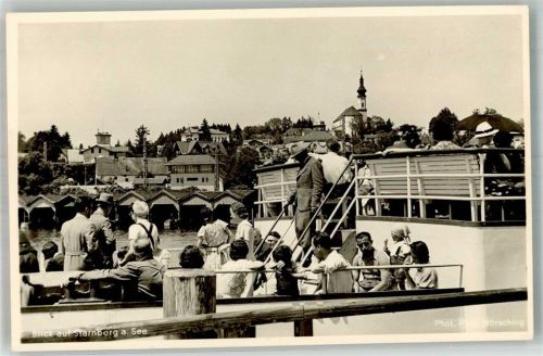 Starnberg Foto Wörsching Blick vom Schiff