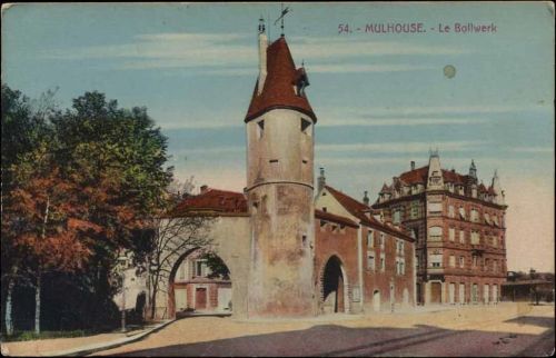 um 1910/20 Mulhouse: Le Bollwerk,Ch. Bergeret