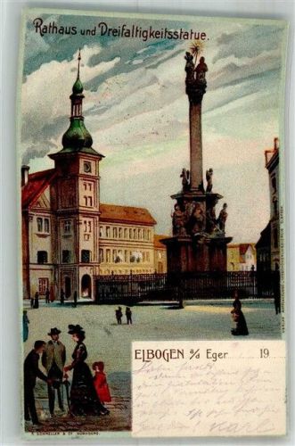 Loket 190 Rathaus Denkmal Dreifaltigkeitssäule