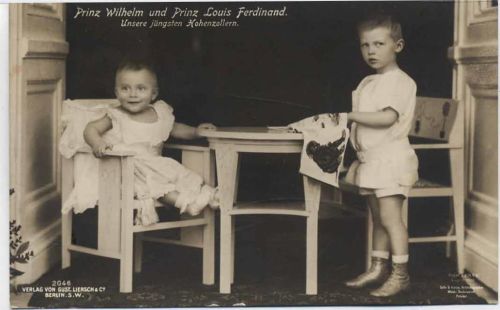 1909 Prinz Wilhelm und Prinz Louis Ferdinand,Gustav Liersch & Co AKU2