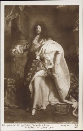 um 1920/30 Louis XIV, Portrait, Louvre