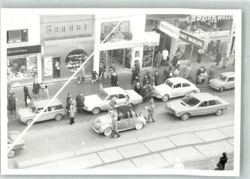 Wien Parade Umzug VW Käfer Auto Geschäft Ort handschriftlich