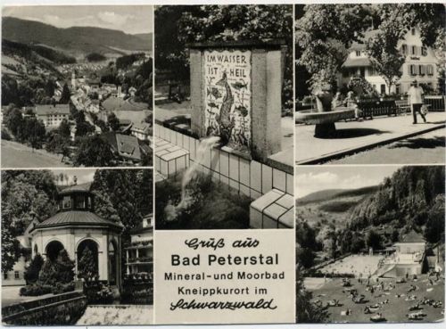 77740 W7605 Bad Peterstal-Griesbach 1974 - Gruß aus Bad Peterstal-Griesbach, Heilquelle,Schöning & Co