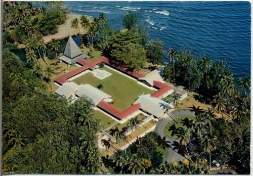um 1970/80 Tahiti, Luftaufnahme,Sylvain-Papeete AKU1