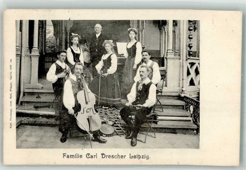 Leipzig Familie Carl Drescher Trachten