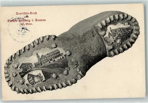 Feldberg 1910 Schuhsohle Feldberghäuser