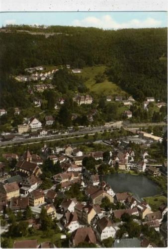 1966 Bad Liebenzell, Luftaufnahme,Schöning AKU1