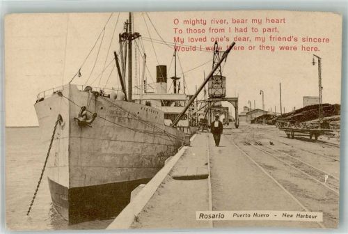 Rosario 1912 Hafen