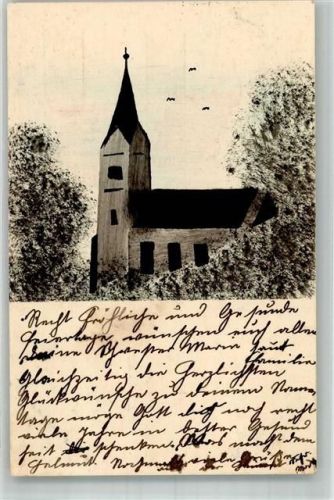 Vrchlabi Hohenelbe Kirche Handgemalt 1934