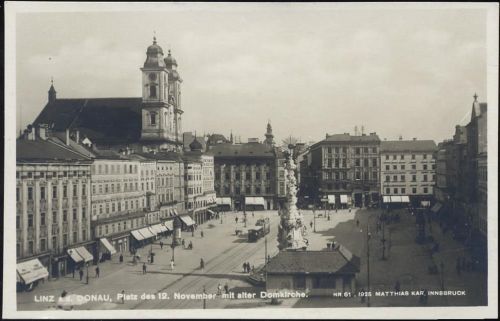 um 1930-40 Linz an der Donau, Alte Domkirche,Matthias Kar