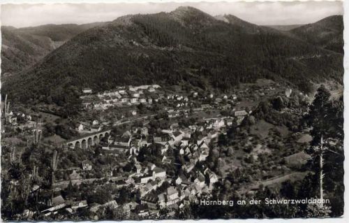 1967 Hornberg, Luftaufnahme,Otto Nuffer