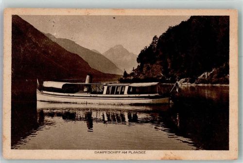 Reutte Dampfschiff am Plansee