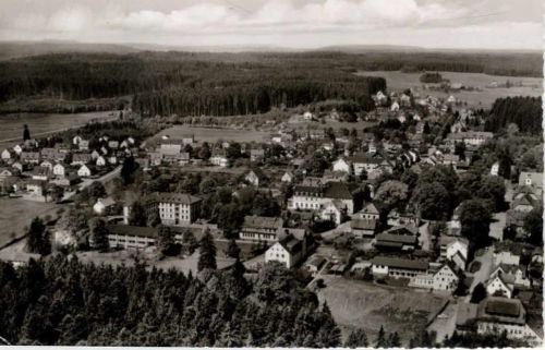 1962 Königsfeld im Schwarzwald, Ansicht.,Hans Joos AKU1