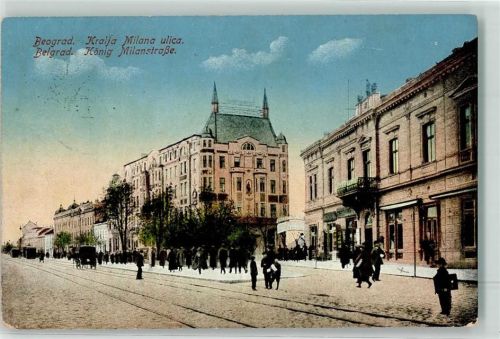 Beograd 1918 König Milanstraße