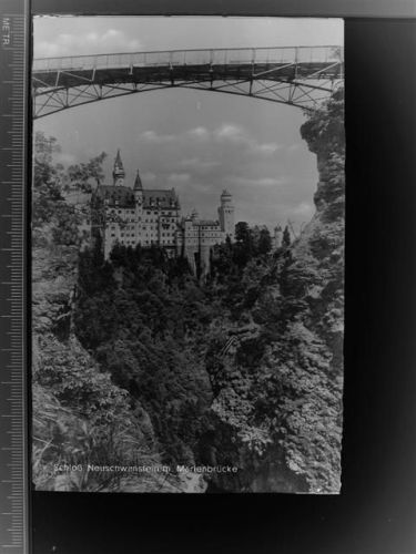 Füssen Schloss Neuschwanstein m. Marienbrücke