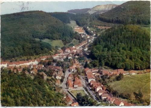 1969 Bad Grund: Luftbild, Oberharz,Cramers Kunstanstalt AKU1