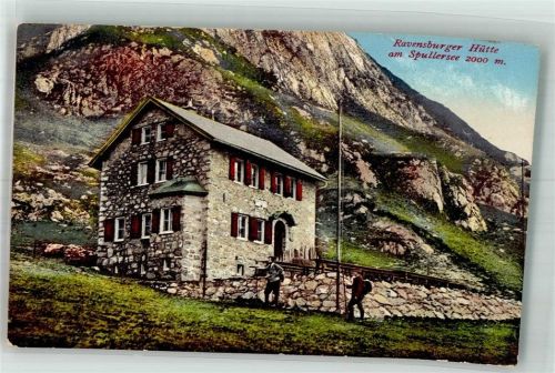 Ravensburger Hütte 1921 Hüttenstempel