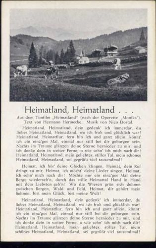 um 1930/40 Gedicht, Landschaft,Robert Franke