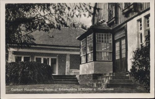1955 Kloster a. Hiddensee, Gerhart Hauptmanns Heim -und Arbeitsstätte/home and work place AKU1
