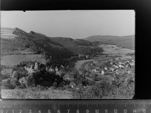 54570 W5537 Mürlenbach GLASNEGATIV Burg