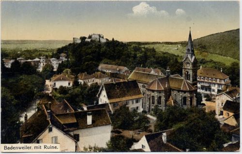 um 1910-20 Badenweiler, Kirche,Stefan Bruder