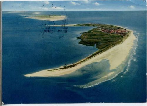 1976 Wangerooge: Luftbild, Ansicht,Schöning & Co AKU2
