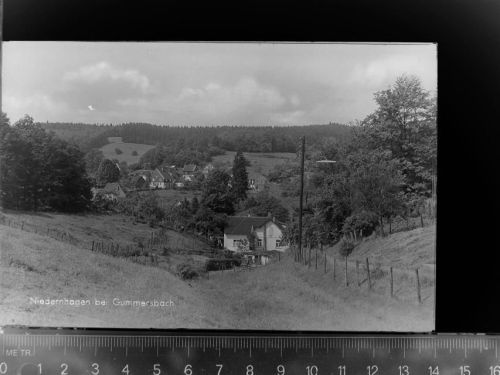51643 W5270 Gummersbach GLASNEGATIV Niedernhagen