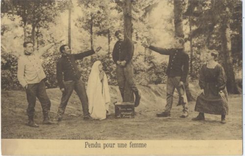 1912 Sich erhängenn für eine Frau, Theater, erhängen