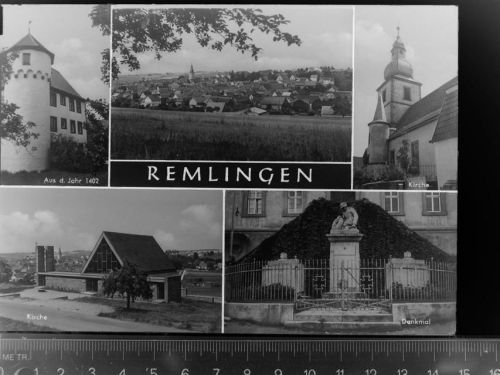 Remlingen Mehrfachbildkarte