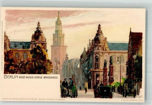 Berlin Mitte 1899 Kaiser Wilhelm Str. Velten Verlag Nr. 511