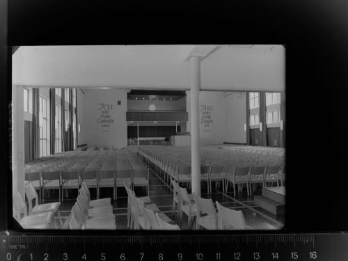 51702 W5275 Wiedenest GLASNEGATIV Missions-Schule
