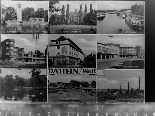 Datteln Mehrfachbildkarte