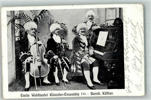 1907 Emile Wandteufel Ensemble Geige, Chello Klavier