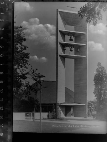 35619 W6333 Braunfels GLASNEGATIV St. Anna Kirche