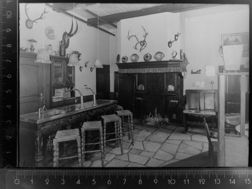 59348 W4710 Lüdinghausen GLASNEGATIV Gasthaus Kluten