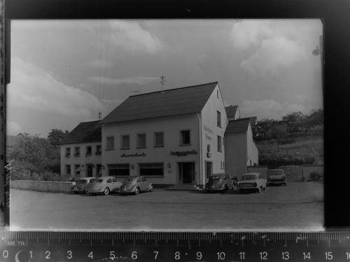 54552 W5569 Schalkenmehren GLASNEGATIV Gasthaus Maarschänke