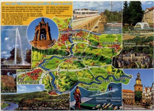 2000 Porta Westfalica, Weserbergland, Denkmal, Minden, Bad Eilsen, Rintein, Varenholz, Vlotho, Bad Öyenhausen,Hans Wagner AKU1