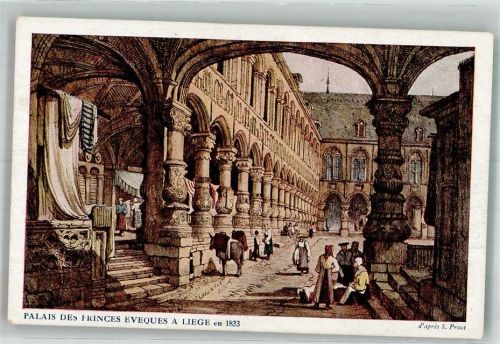 Liege Palais des Princes Eveques um 1833