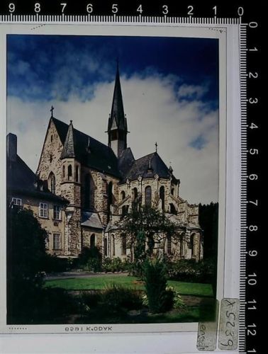 57629 W5239 Marienstatt , Kloster Kunststoff-Negativ / Dia-Positiv KEINE AK Kleber auf Schutzfolie