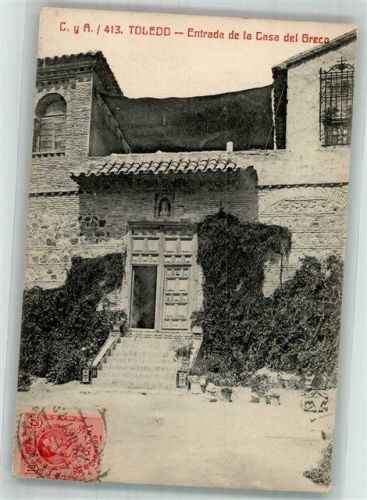 Toledo Casa del Greco Marke bildseitig