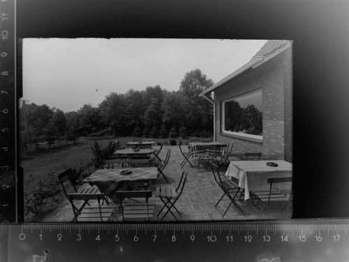 45721 W4358 Lippramsdorf GLASNEGATIV Gaststätte Buckstegge