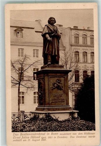 Bonn Beethoven-Denkmal von Ernst Julius Hähnel