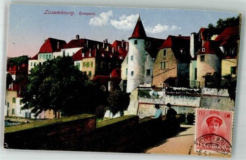 Luxembourg 1921 Marke bildseitig