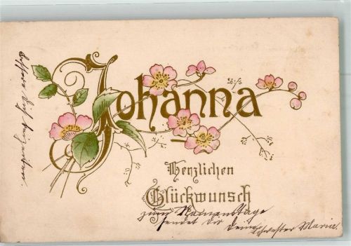 1906 Johanna Glückwunsch